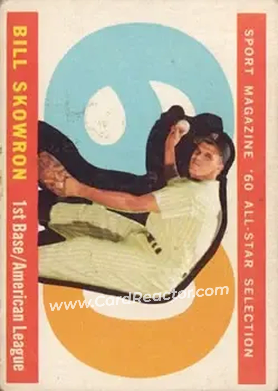 1960 Topps #553 - Bill Skowron - New York Yankees - Front