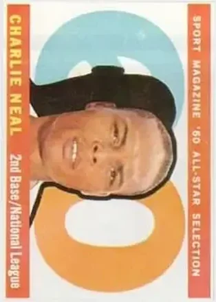 1960 Topps #556 - Charley Neal - Los Angeles Dodgers