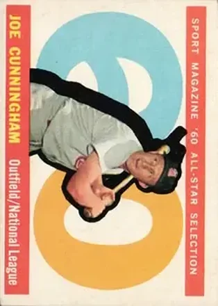 1960 Topps #562 - Joe Cunningham - St. Louis Cardinals