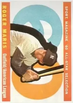 1960 Topps #565 - Roger Maris - New York Yankees 1960 Topps #565 - Roger Maris - New York Yankees