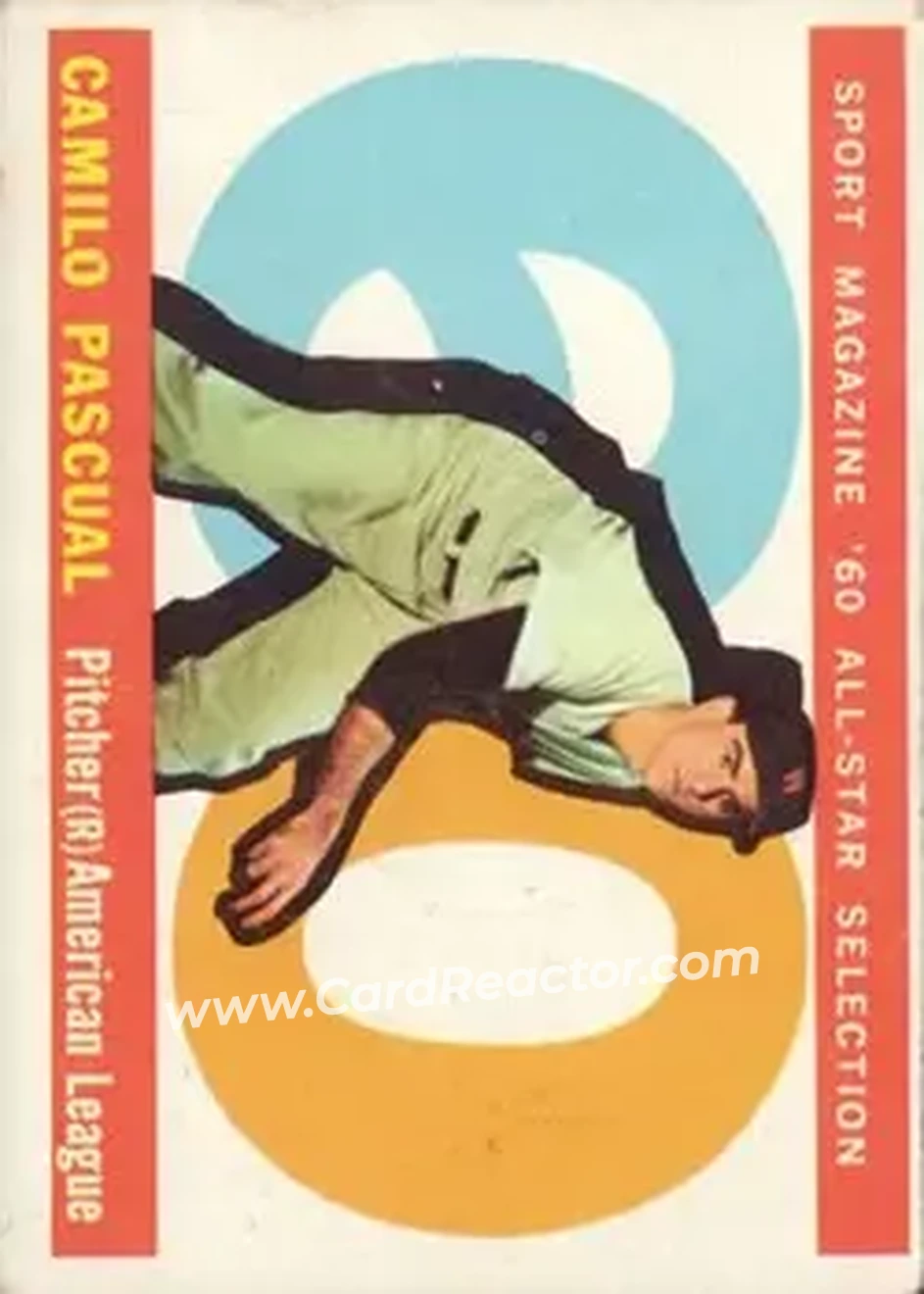 1960 Topps #569 - Camilo Pascual - Washington Senators - Front