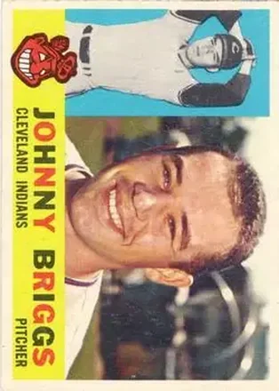 1960 Topps #376 - Johnny Briggs - Cleveland Indians