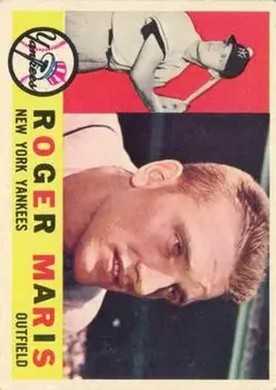 1960 Topps #377 - Roger Maris - New York Yankees 1960 Topps #377 - Roger Maris - New York Yankees