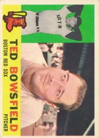 1960 Topps #382 - Ted Bowsfield - Boston Red Sox