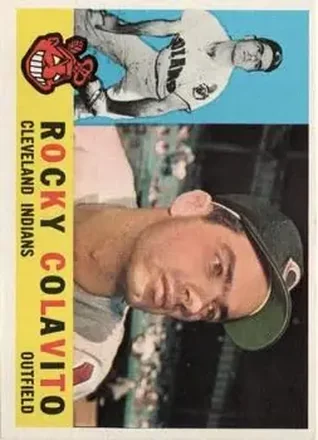 1960 Topps #400 - Rocky Colavito - Cleveland Indians