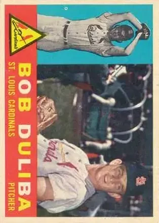 1960 Topps #401 - Bob Duliba - St. Louis Cardinals