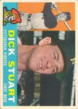 1960 Topps #402 - Dick Stuart - Pittsburgh Pirates