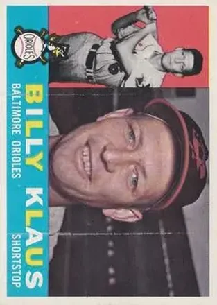 1960 Topps #406 - Billy Klaus - Baltimore Orioles