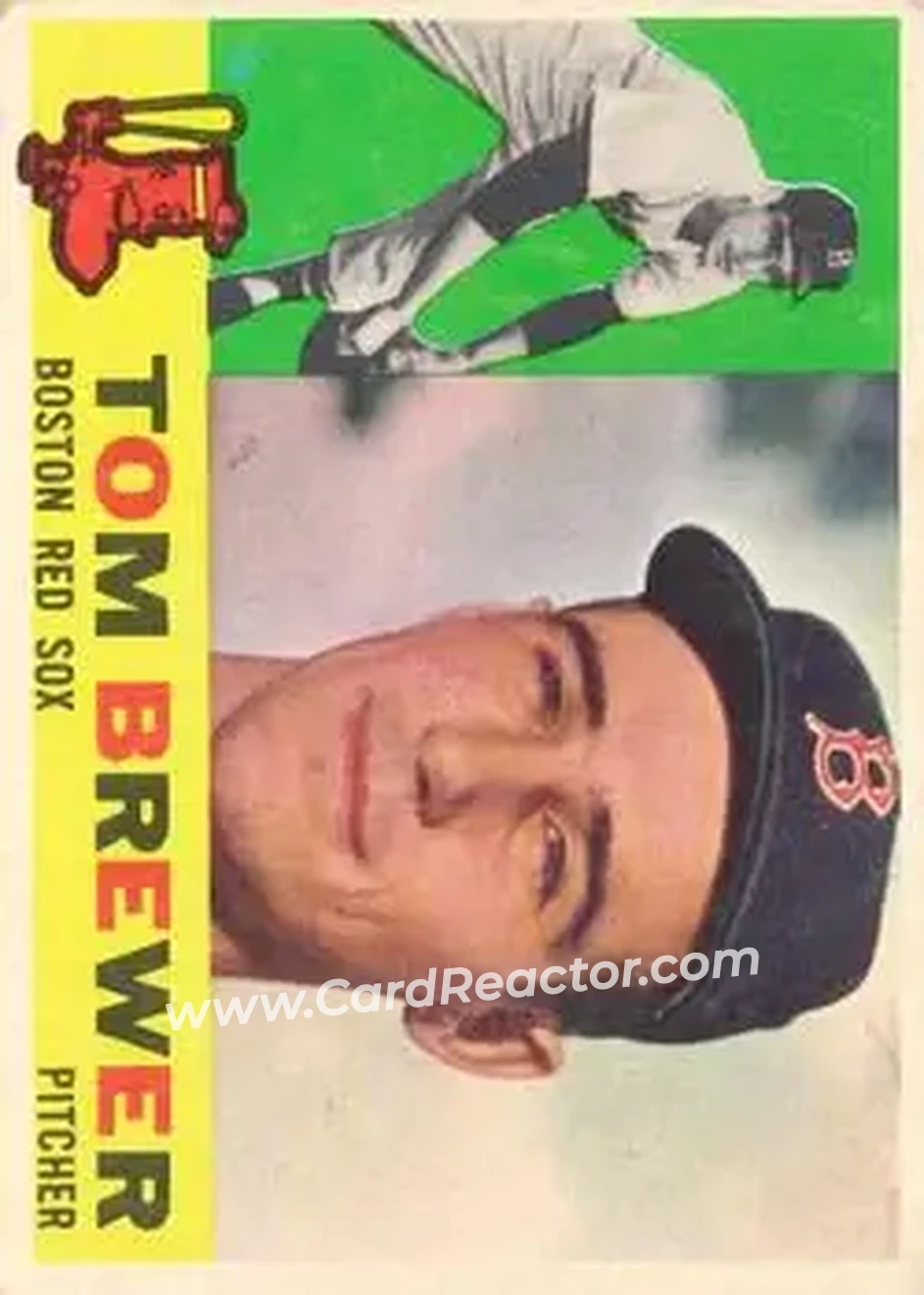 1960 Topps #439 - Tom Brewer - Boston Red Sox - Front