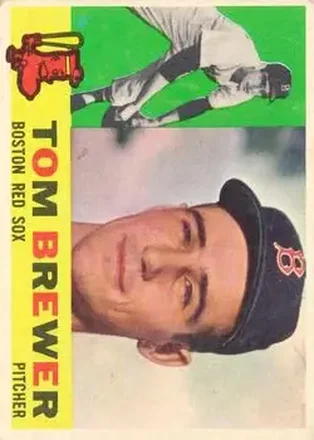 1960 Topps #439 - Tom Brewer - Boston Red Sox