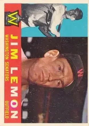 1960 Topps #440 - Jim Lemon - Washington Senators