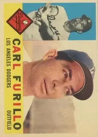 1960 Topps #408 - Carl Furillo - Los Angeles Dodgers