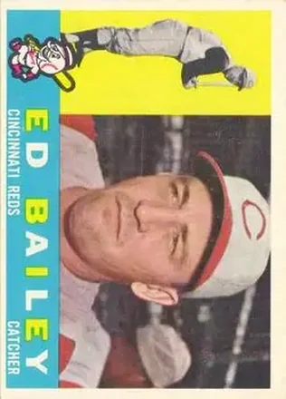 1960 Topps #411 - Ed Bailey - Cincinnati Reds