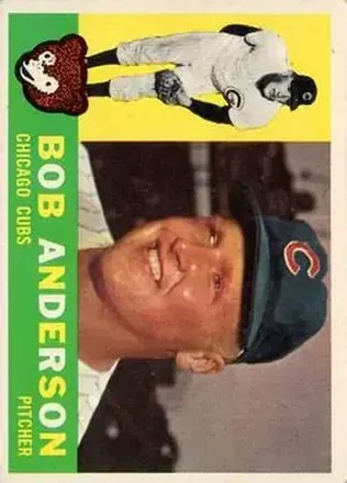 1960 Topps #412 - Bob Anderson - Chicago Cubs