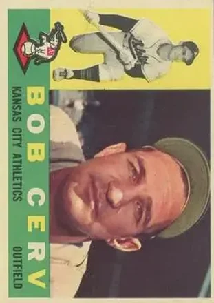 1960 Topps #415 - Bob Cerv - Kansas City Athletics