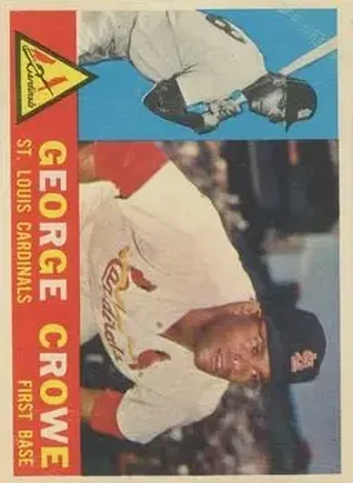 1960 Topps #419 - George Crowe - St. Louis Cardinals