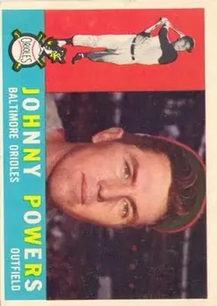 1960 Topps #422 - John Powers - Baltimore Orioles