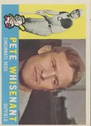 1960 Topps #424 - Pete Whisenant - Cincinnati Reds 1960 Topps #424 - Pete Whisenant - Cincinnati Reds