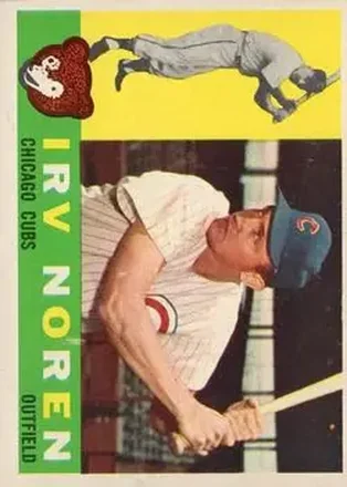 1960 Topps #433 - Irv Noren - Chicago Cubs