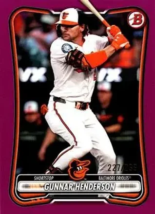 2026 Bowman - Fuchsia #73 - Gunnar Henderson - Baltimore Orioles