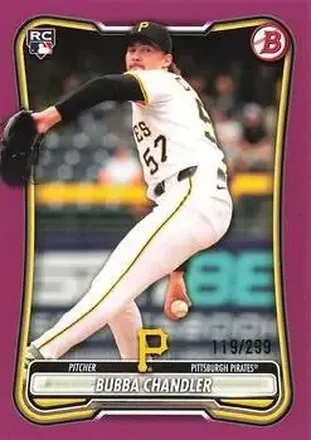 2026 Bowman - Fuchsia #83 - Bubba Chandler - Pittsburgh Pirates