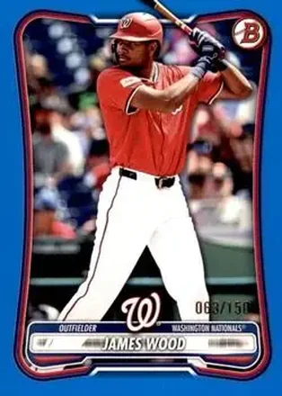 2026 Bowman - Blue #79 - James Wood - Washington Nationals