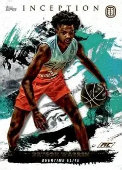 2021-22 Topps Inception Overtime Elite #5 Bryson Warren