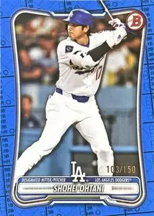2026 Bowman - Blue Pattern #52 - Shohei Ohtani - Los Angeles Dodgers