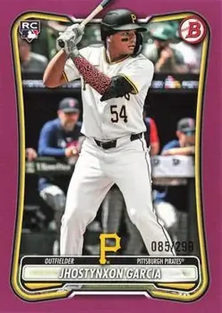 2026 Bowman - Fuchsia #12 - Jhostynxon Garcia - Pittsburgh Pirates