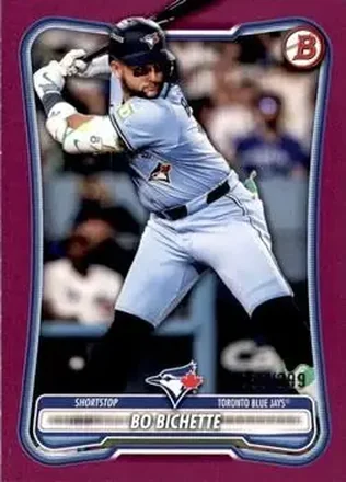 2026 Bowman - Fuchsia #27 - Bo Bichette - Toronto Blue Jays