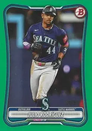 2026 Bowman - Green #5 - Julio Rodríguez - Seattle Mariners