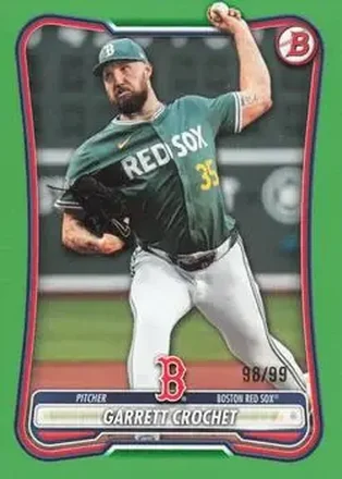 2026 Bowman - Green #51 - Garrett Crochet - Boston Red Sox