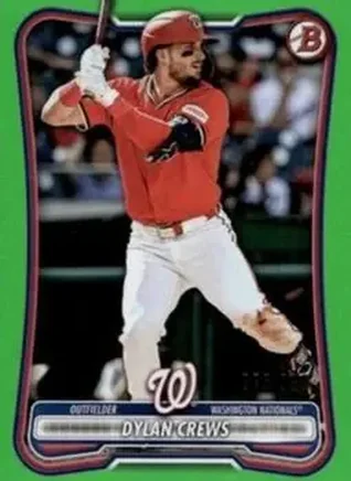 2026 Bowman - Green #54 - Dylan Crews - Washington Nationals