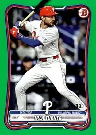 2026 Bowman - Green #71 - Trea Turner - Philadelphia Phillies