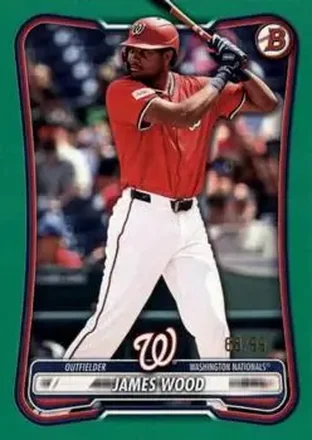 2026 Bowman - Green #79 - James Wood - Washington Nationals