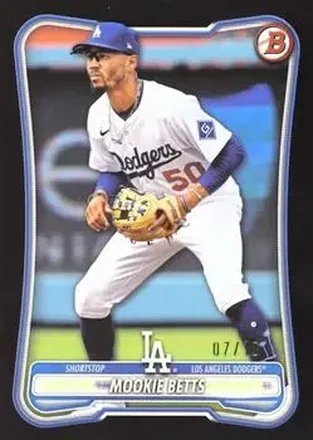 2026 Bowman - Black #81 - Mookie Betts - Los Angeles Dodgers