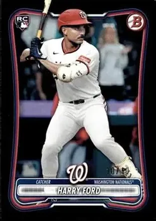 2026 Bowman - Black #84 - Harry Ford - Washington Nationals