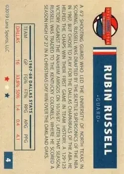 Back of Rubin Russell