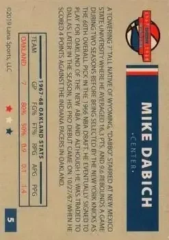 Back of Mike Dabich