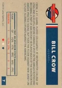 Back of Bill Crow
