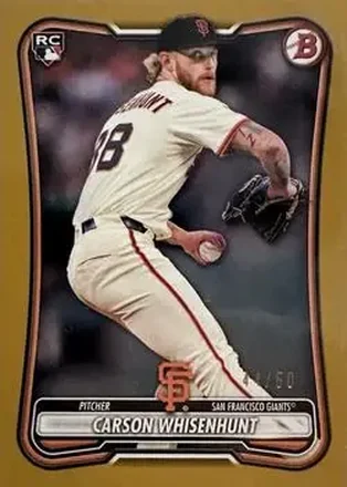 2026 Bowman - Gold #16 - Carson Whisenhunt - San Francisco Giants