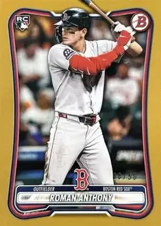 2026 Bowman - Gold #18 - Roman Anthony - Boston Red Sox