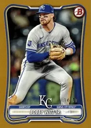 2026 Bowman - Gold #25 - Bobby Witt Jr. - Kansas City Royals