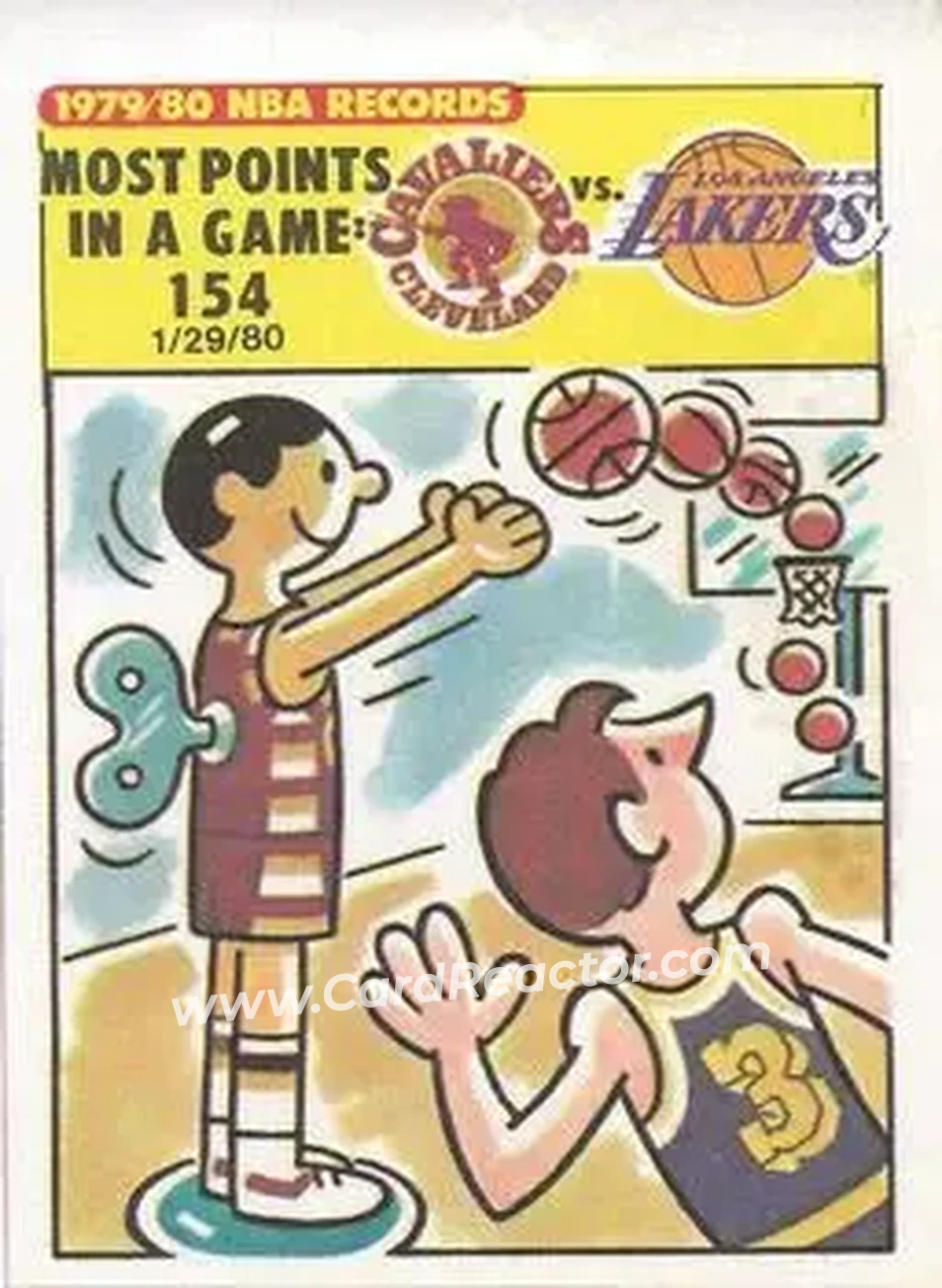 1980-81 Fleer NBA Team Stickers #1980 - Logo - Denver Nuggets - Back