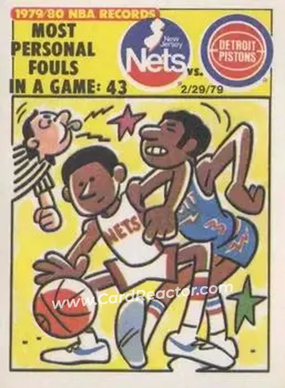 1980-81 Fleer NBA Team Stickers #NNO - (Blue) - Atlanta Hawks - Back