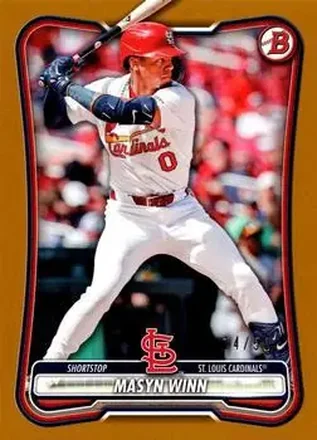 2026 Bowman - Gold #72 - Masyn Winn - St. Louis Cardinals