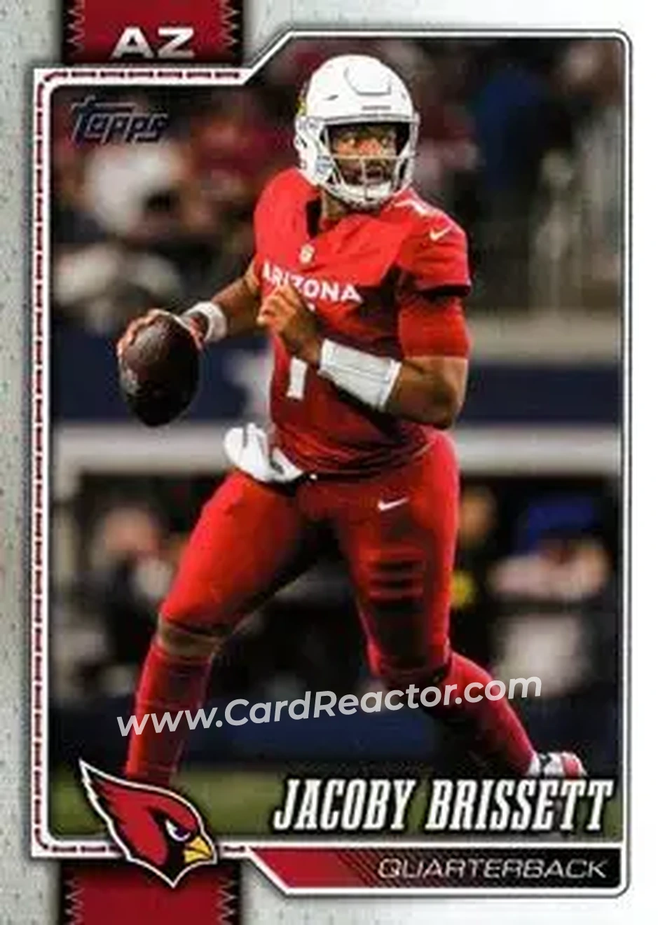 2026 Topps Flagship #2 - Jacoby Brissett - Arizona Cardinals - Front