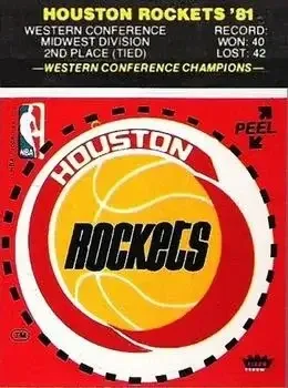 1981-82 Fleer NBA Team Stickers feature card
