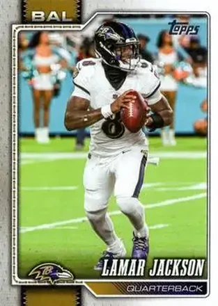 2026 Topps Flagship #13 - Lamar Jackson - Baltimore Ravens
