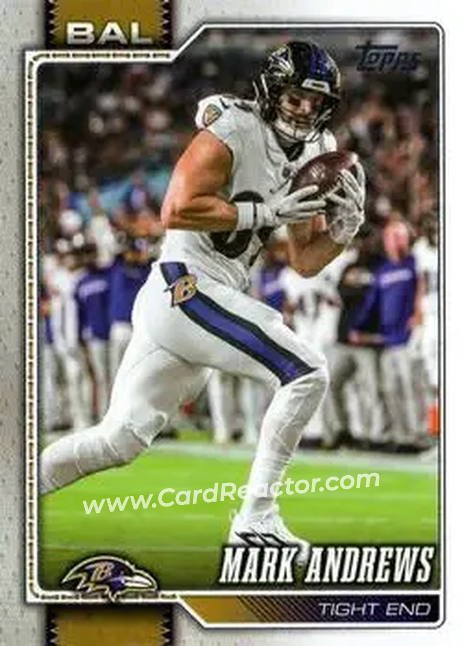 2026 Topps Flagship #15 - Mark Andrews - Baltimore Ravens - Front